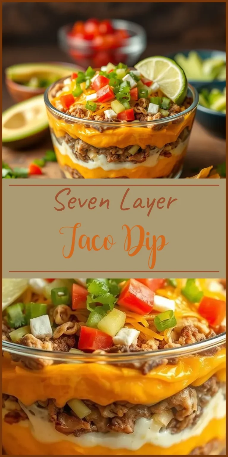 Seven Layer Taco Dip Vertical Photo
