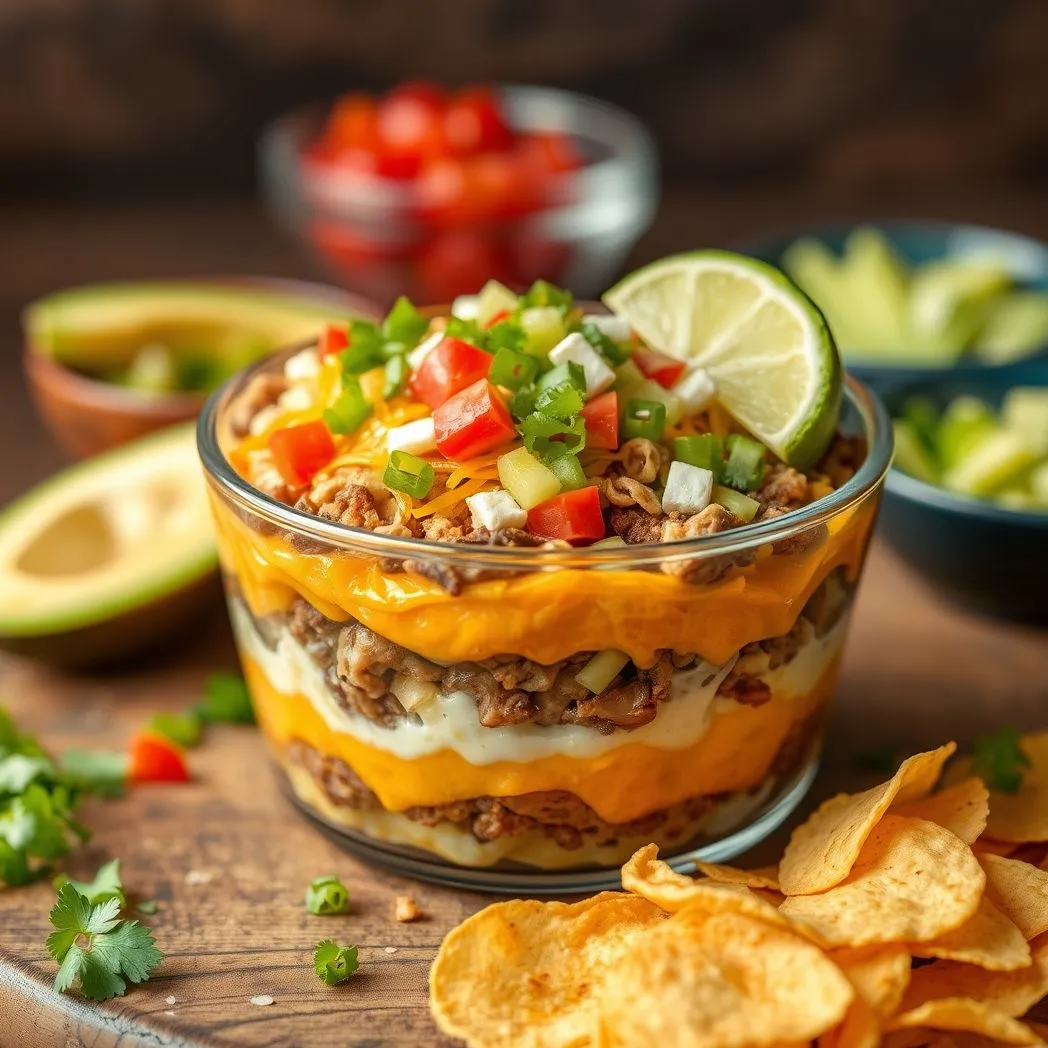 Seven Layer Taco Dip