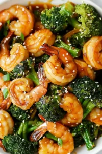Shrimp and Broccoli Stir-Fry Photo
