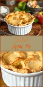 Skillet Apple Pie Vertical Photo