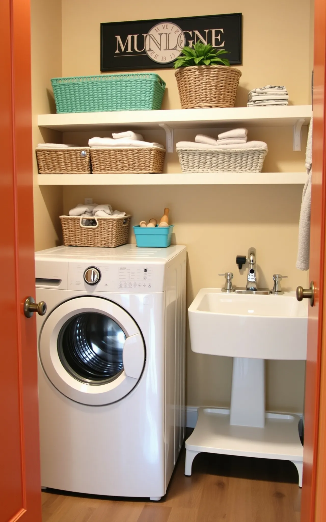 Small Laundry Room Idea 17