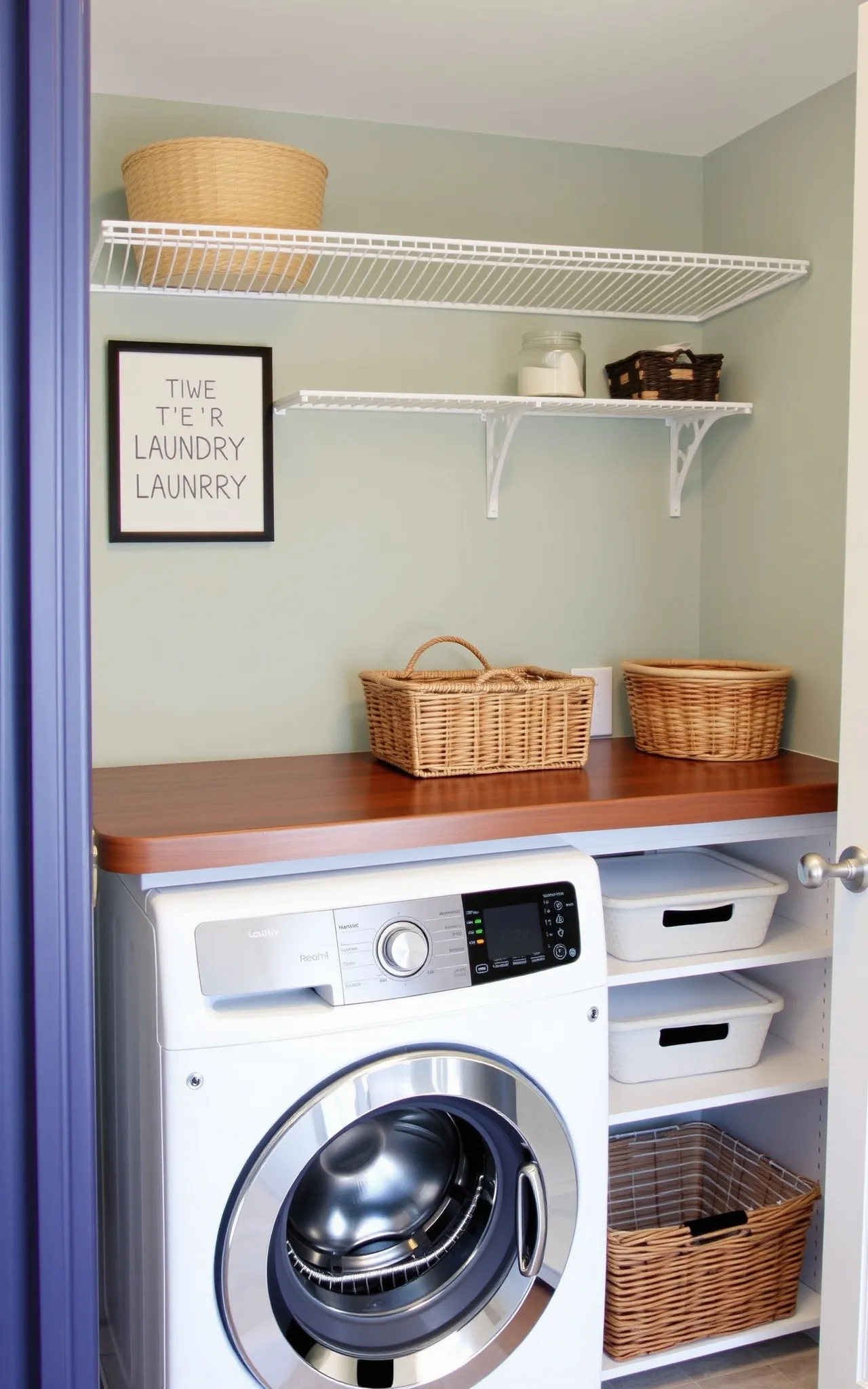 Small Laundry Room Idea 40