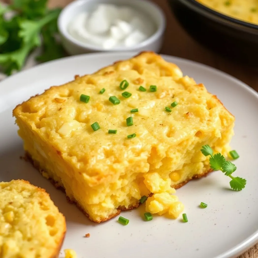 Sour Cream Cornbread (Easy Recipe)