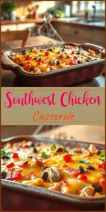 Southwest Chicken Casserole Vertical Photo