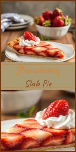 Strawberry Slab Pie Vertical Photo
