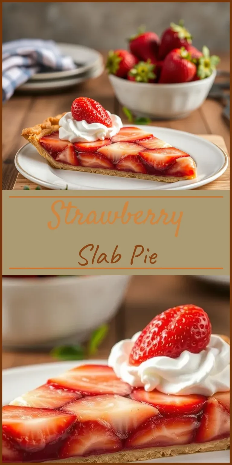 Strawberry Slab Pie Vertical Photo