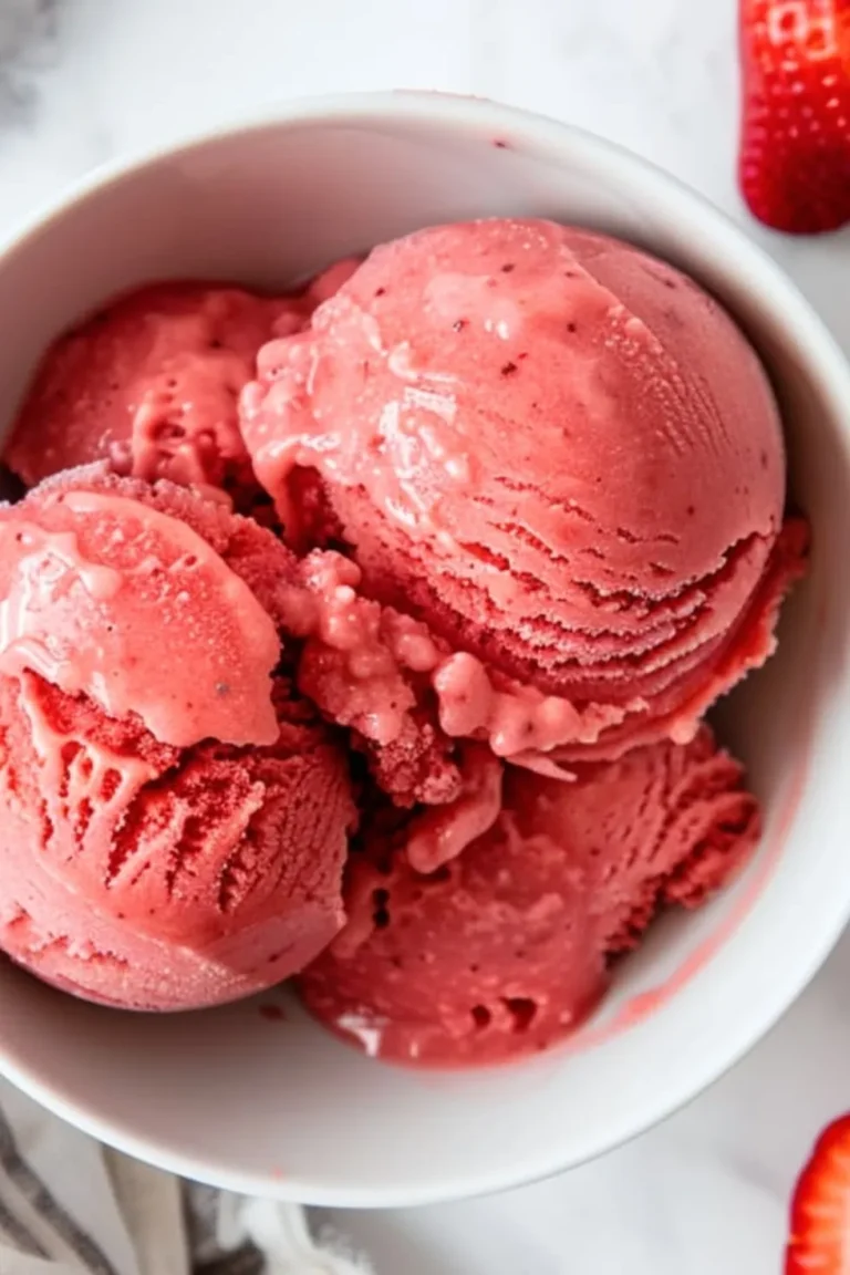 Strawberry Sorbet Photo