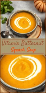 Vitamix Butternut Squash Soup Vertical Photo